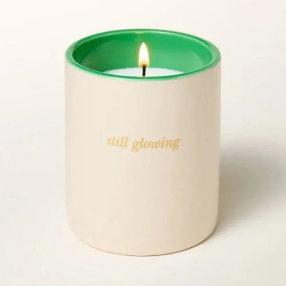 NWT 3ct Ceramic Jar Candle Gift Set Cream/Green/Pink/Blue - kate spade new york
